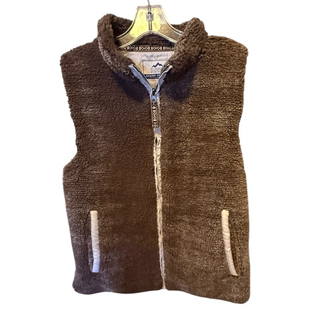 Summit Sportswear Sherpa Vest nwt